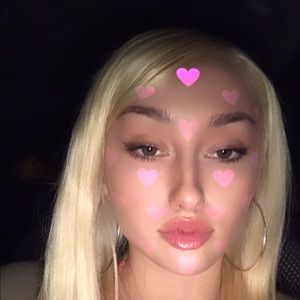 100% Human hair lace front blonde bob wig